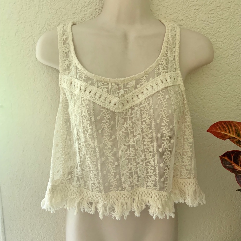Forever 21 Lace Crop Top